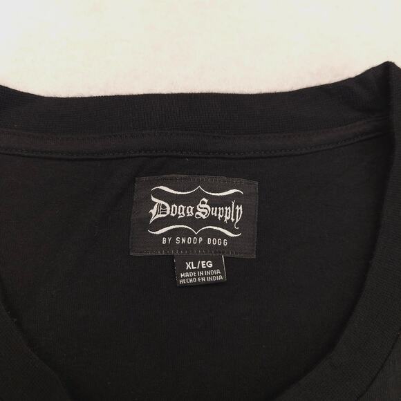 Snoop Dogg Rap Graphic Short Sleeve Crew Neck Shirt Mens Size XL Black - Picture 3 of 9